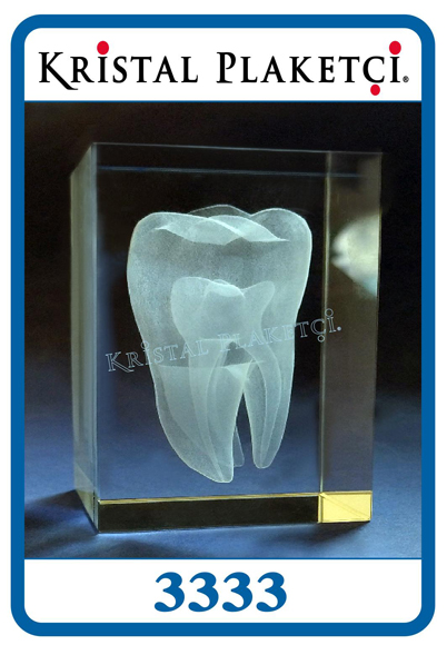 Cam içinde diş resmi
