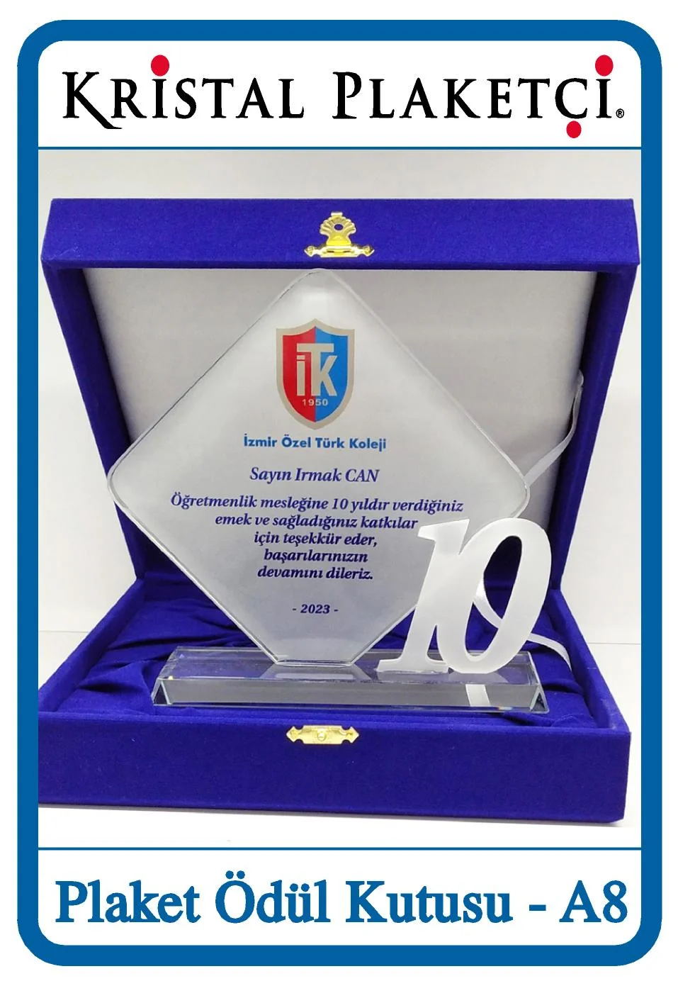 Plaket ödül kutusu A8