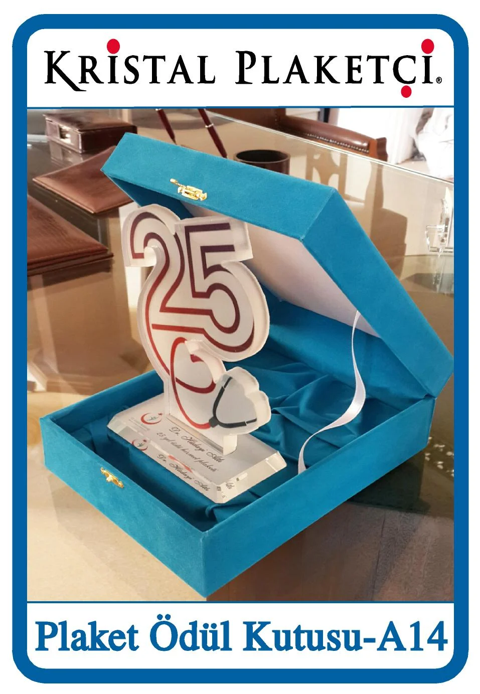 Plaket ödül kutusu A14