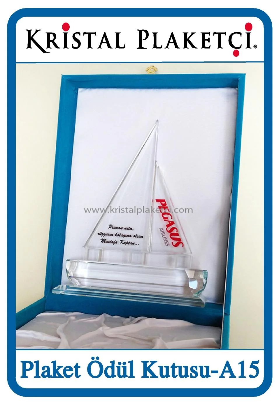 Plaket ödül kutusu A15