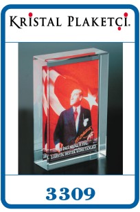 Atatürk Plaket Türk Bayrağı